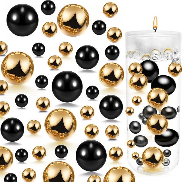TEMU 660pcs Pearls For Centerpieces Vases, Black And , Vase Filler For Home Decor, For Centerpiece For Home Table Party Decor Wedding, Mother's Day Father's Day Thanksgiving Day