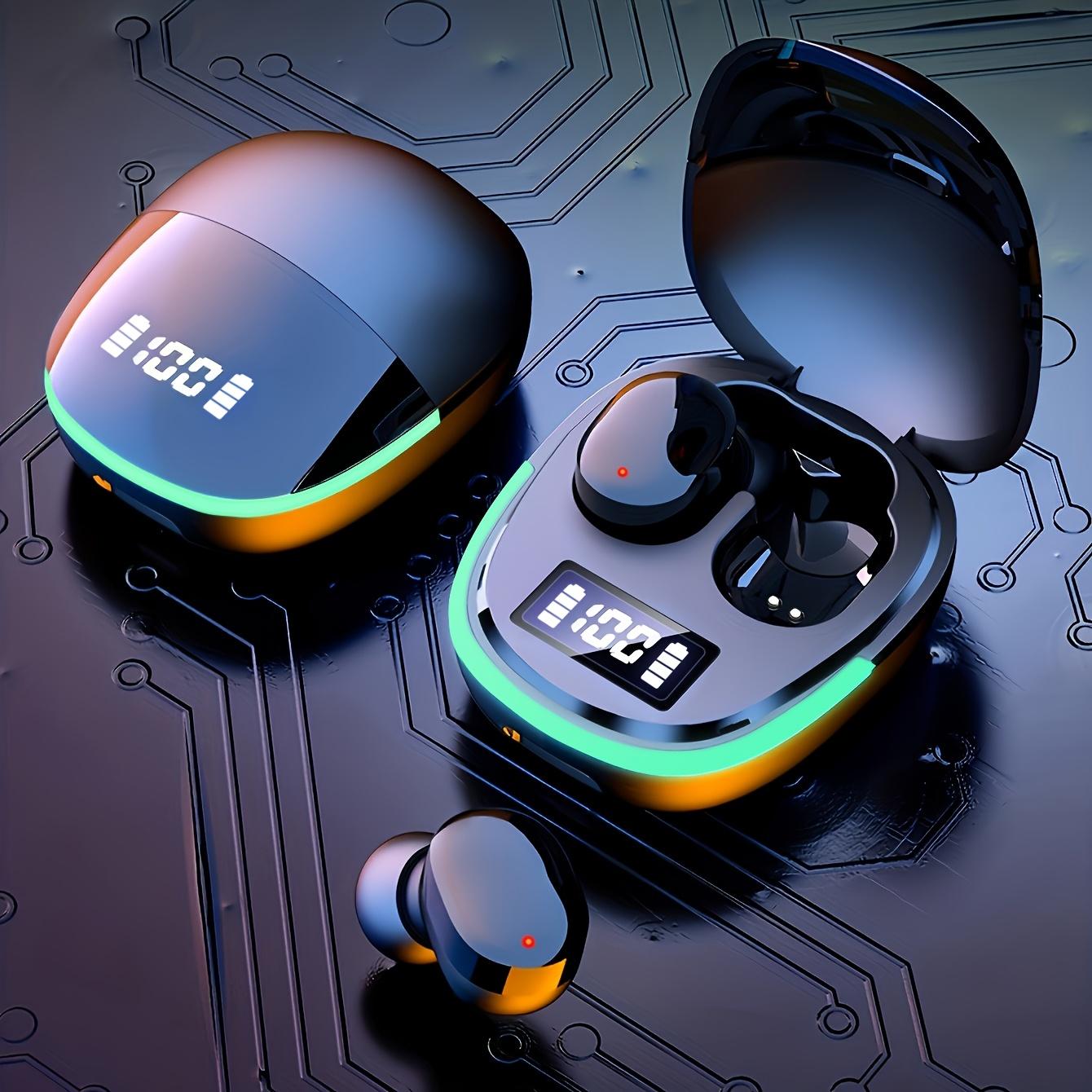 TEMU 2024 Advanced Wireless Earbuds With Led Display, , And True Wireless Stereo - Sweat-resistant Sports & Gaming Headset, Type-c Charging Case, Compatible With Ios & Android Devices