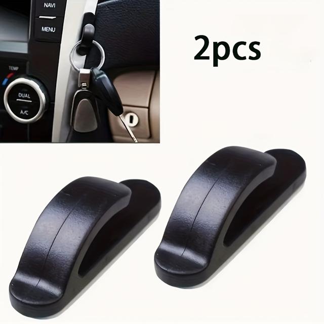 TEMU 2 db önragasztós autóhorog, ABS táskatartó és pénztárcatartó, belső kiegészítők, hátsó ülés szervező állvány