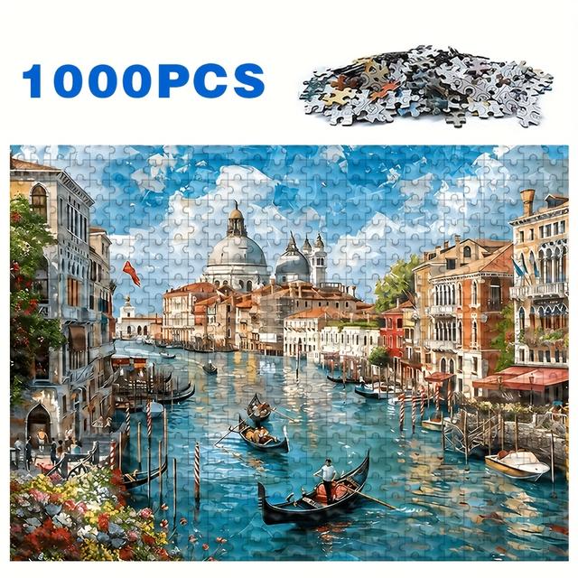 TEMU 500/1000 dílků Puzzle pro dospělé – Velká výzva pro dospělé a rodiny, náročná hlavolamová hra 1000 dílky, přenosný dárek na Vánoce/svátky, , pokročilá puzzle hra