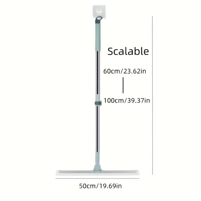TEMU Mopa multifuncional de silicona absorbente de agua - Retráctil, adecuada para azulejos y cristales en cocinas y baños, una herramienta de limpieza eficiente