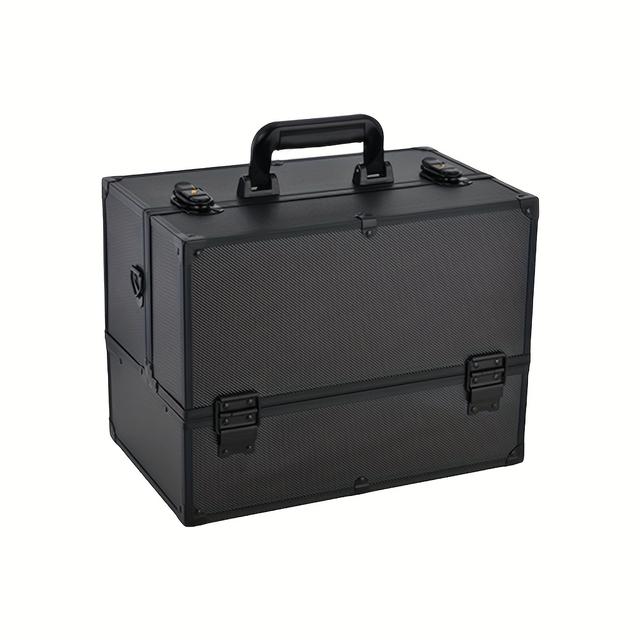 TEMU Einteiliger Werkzeugkasten mit mehreren Fächern – Tragbarer Aufbewahrungskoffer mit Griff, geeignet für Maskenbildner, Elektriker, Kosmetik-Organizer