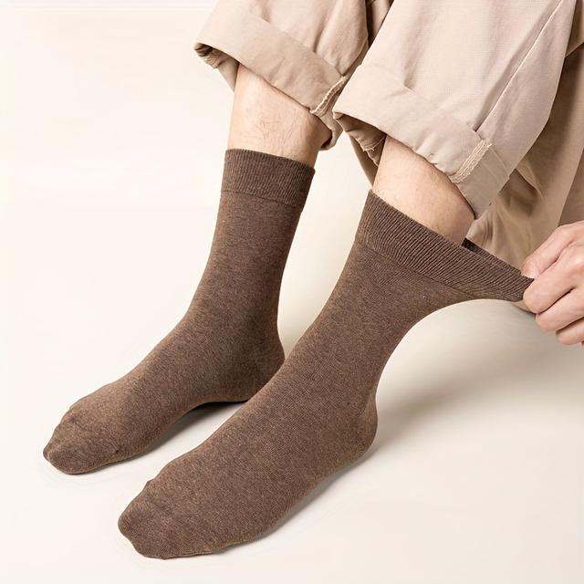 TEMU A Pair Of Women' Socks With A Mid-. Socks That Are Ideal For Daily Use, Making A Great Present For