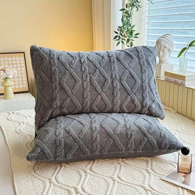 TEMU 2pcs Hibiscus Pillowcase, Skin-friendly Soft Pillowcase, Bedding Pillowcase, Pillow Core Not Included