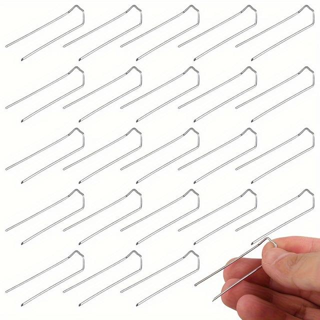 TEMU 100pcs, Floral Pins, Plant Pins, U Pins Pins, Floral Pins For Foam, Plant Pins For Climbing Plants, Straw Wreaths, Flower, Plant, Holiday Arrangements, Craft Projects