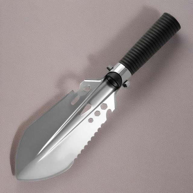TEMU Multifunctional Portable Mini Shovel | Metal Gardening Trowel For Fishing And Planting, Ideal For Outdoor Activities