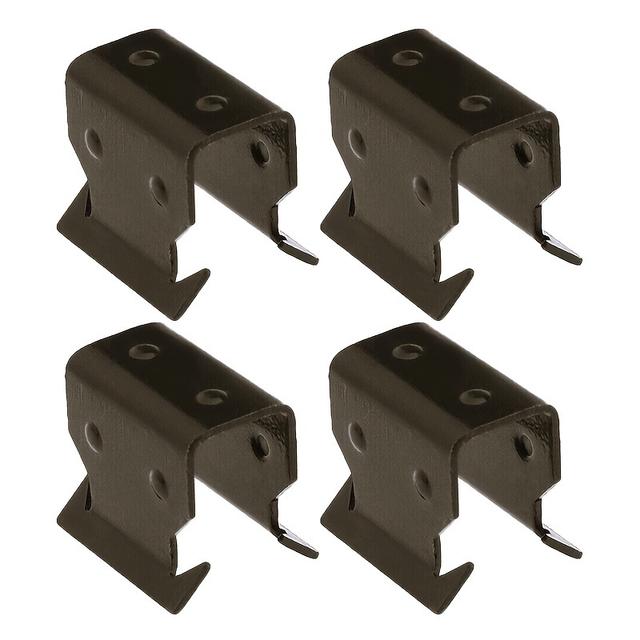 TEMU 4pcs Cowl Panel Clips Metal Clamp Front Below Windscreen For Focus Ka+ Connect Courier Transit