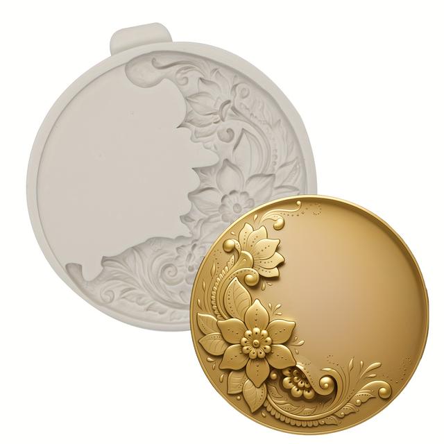 TEMU 1db, Szilikon Fondant Keret és Virág Forma, Művészi Torta Dekoráció, Süti Sütő Eszköz, , Csokoládé Gyantás Kézműves