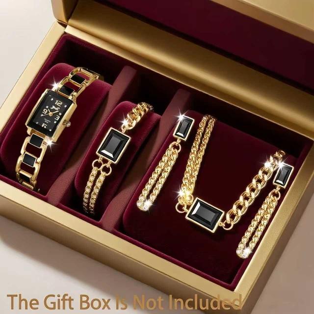 TEMU 5pcs Elegant And Minimalist Black And Quartz Watches, Perfect Gifts For Valentine's Day, Easter, Christmas, Halloween, Ramadan, For , , .