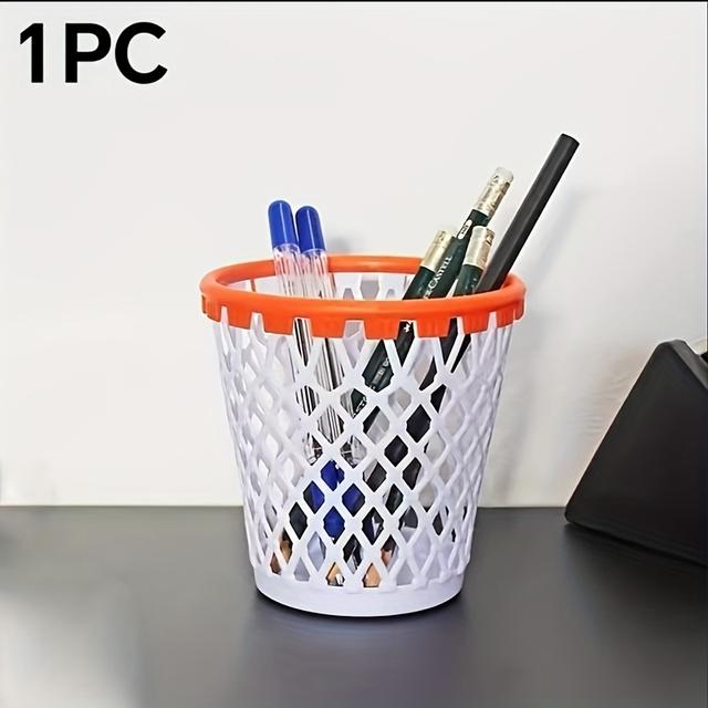 TEMU 1 szt. Pudełko na długopisy o dużej pojemności z PP, minimalistyczne pudełko do przechowywania na biurko dla studentów i biurowych artykułów piśmiennych