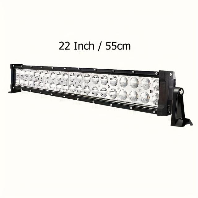 TEMU Barra de Luz de Trabalho LED 120W/160W - Combo de 22" & 32", para Caminhões, , SUVs, 4X4s, Tratores, Veículos Off-Road & Barcos - Alumínio Durável, 6000K