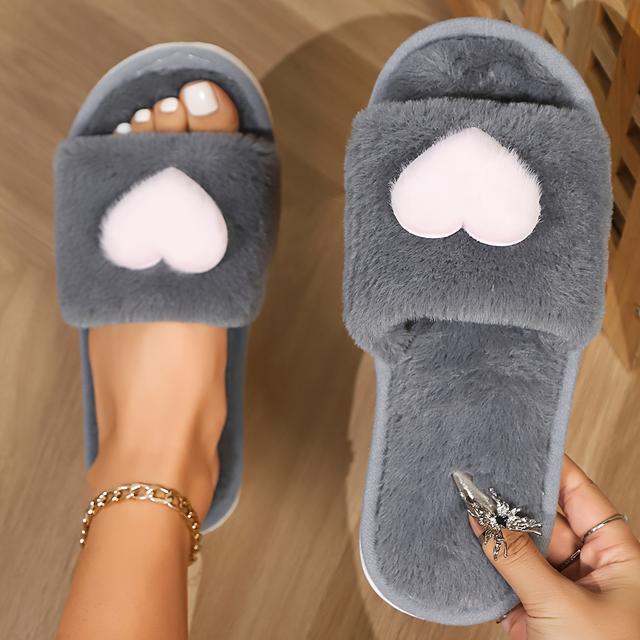 TEMU 2024 New Women's Slippers, Winter Indoor Home Use, Warm, Non-slip, Thick-soled, Furry Slippers For Ladies, Women Shoes