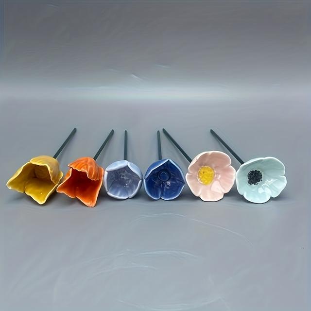 TEMU 6pcs Ceramic Bee Sugar Feeder, Handcrafted, Used To Feed Bees Outdoors Or As A Delicate Indoor Decorative Ornament