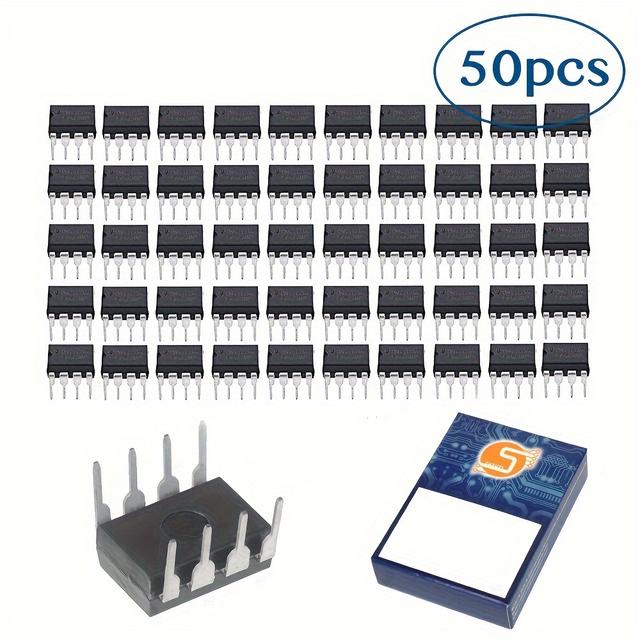 TEMU 50pcs Lm358p Dual Amplifier Ic Om-amp Dip-8
