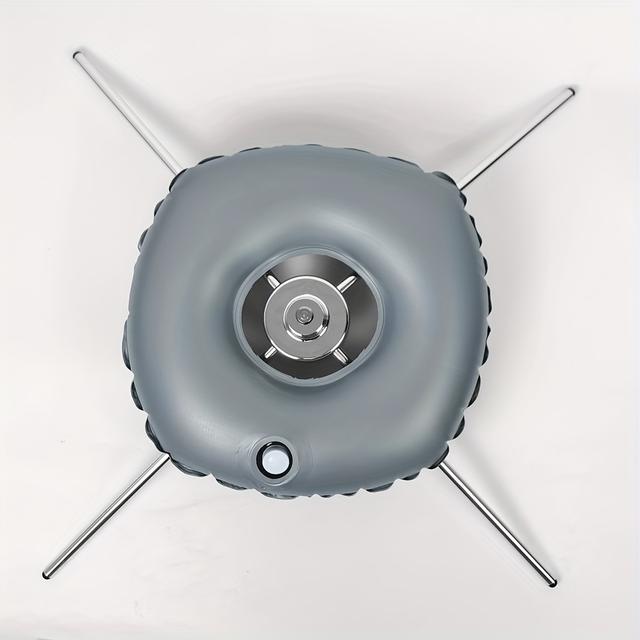 TEMU Versatile Flagpole Stand With Water Bag - Durable Metal Cross Base For Beach & , Outdoor Banner Holder Stake