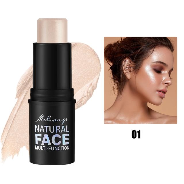 TEMU 1pc Of Popular Highlighting And Contouring Stick For -dimensional Makeup Effect, Brightening Skin Tone, Suitable For Western Highlighter And Blush