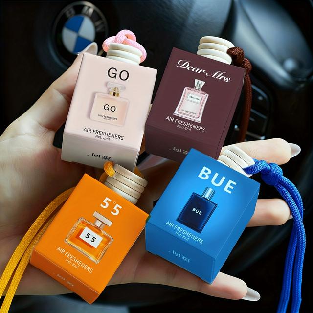 TEMU A Car Air Freshener Maintains A Inside The Vehicle For An Extended Period. It In Different Scents, Ensuring A Prolonged Refreshing Experience