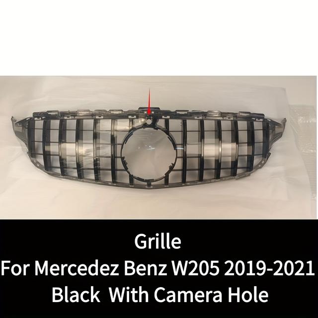 TEMU Speziell entwickelt für C W205 2015-2021 C250 C260 zum Aufrüsten des Stoßstangen-Kühlermaschengitter-Einfassgitter-Mittelgitter Tuning-Zubehör