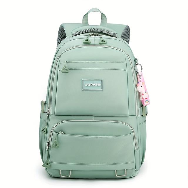 TEMU Mochila de gran capacidad, mochila escolar para , mochila para campus, mochila para viajeros diarios, mochila de moda con múltiples bolsillos