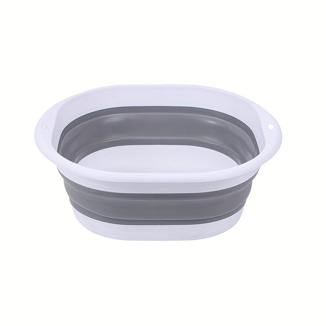 TEMU Collapsible Sink Basin For Space Saving - Portable Folding Wash Basin For Home, Dorm, Camping - Contemporary Style, Foot Bath And Foot Wash Basin-rv Washbasin