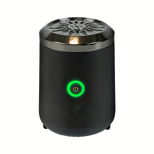 TEMU Portable Mini Aromatherapy Metal With Usb Charging - Ideal For Bukhoor, Charcoal, And Essential Oils - Home And Car Use, Bukhoor Burner|modern Aesthetic|durable Construction, Incense Holder