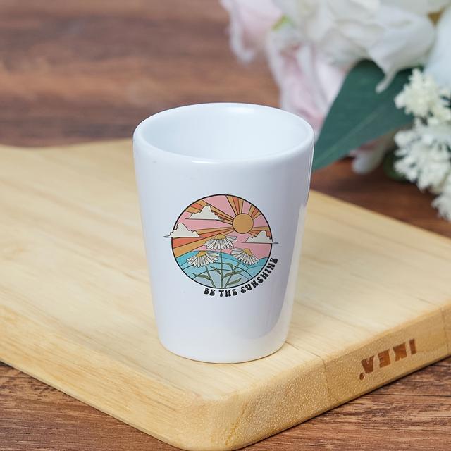 TEMU 1.5oz Ceramic Shot Glass - Personalized Shot Glass, Wedding Favors, Bar Gifts, Holiday Gifts
