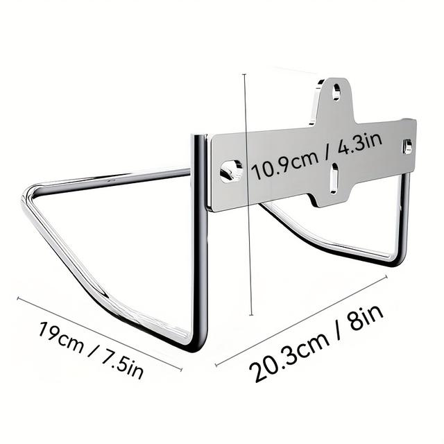 TEMU Heavy-duty Wall-mounted Ladder Hooks - Multifunctional Garage Storage Hooks For Storing Ladders, Carts, And Shopping Bags - Space In Garden Sheds And Garages