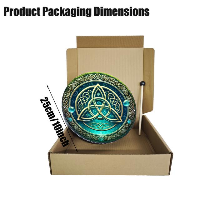 TEMU A Musical Instrument - The Mysterious Celtic Harp With A Handle, --shaped Drum, Musical Instrument, Drum, The Deep- Sound, Lovers, Of A .