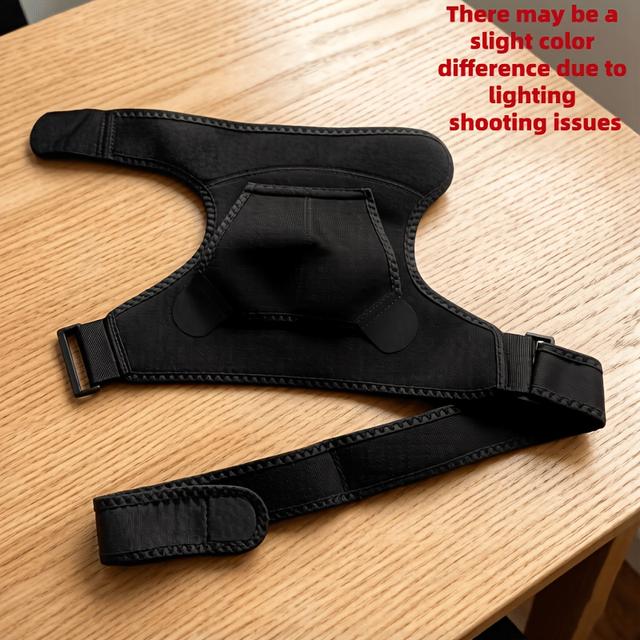 TEMU This Shoulder Strap For Sports Features Adjustable Compression And Is Ergonomically On . Constructed From Breathable Chloroprene Rubber, Making It Perfect For Fitness Activities, Weightlifting