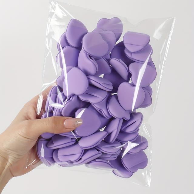 TEMU Juego de 50 Puffs de Cojín de Una Capa. Incluye Puffs de Cojín, Esponjas Híbridas sin Látex y Puffs de Maquillaje para Base Líquida, Base y Corrector. Adecuado para Todo Tipo de Piel