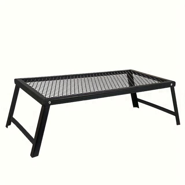 TEMU 1 Stück Outdoor-Camping-Mesh-Grill, Falttisch, Abtropftisch, Aufbewahrungstisch, Outdoor-Falt-Mesh-Tisch, Geeignet für Outdoor-Camping, Grillen, Picknicks und Zusammenkünfte.