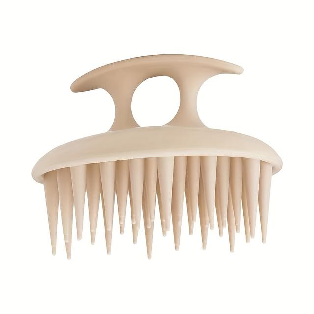 TEMU Silicone Scalp Massage Brush - Hair Washing Tool, Scalp Cleaning Comb, Scratcher