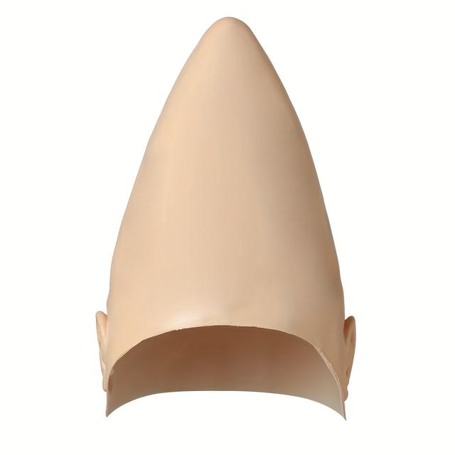 TEMU Alien High Scalp Wig, Film And Television Makeup, Scalp Head, Light Beige, Latex Dressing, Scalp Dressing, Performance Props