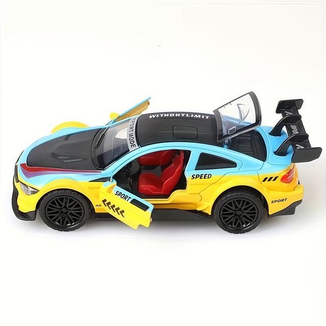 TEMU 1pc Alloy Sports Car Model, Birthday Gift, Holiday Present, Home Decoration, Desktop Or Living Room Display Piece (no Stand Included)