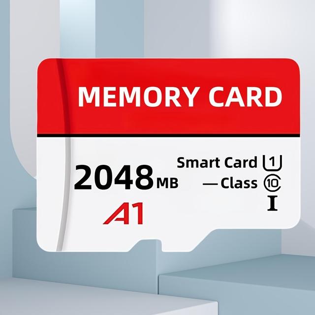 TEMU Tf/sd Memory Card - 128mb To 2048mb Options For Tablets, Cameras & Phones - Secure File Storage