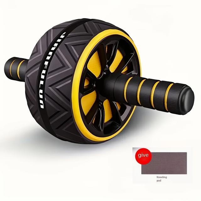 TEMU 1 db Fitness Görgő Hasizom Edzőkerék, Edzőeszköz, Has- és Mellizom Tréning Felszerelés, Uniszex - Hordozható Hasizom Edző Görgő