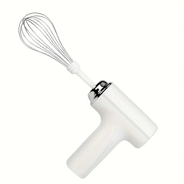 TEMU 1 Stück Elektro-Eierquiche Mixer & Schläger - Wiederaufladbare USB, Drahtlos, Leicht, Einfach zu Bedienen Handmixer für Torten, Kekse, Muffins - Ideal für Hobbyköche und