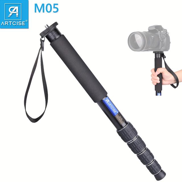 TEMU 67-inch Professional Aluminum Alloy Monopod For Cameras, Compatible With , , And Mirrorless And Dslr Cameras, With A Load Capacity Of 33 ( Tube Diameter Of 32 Millimeters)