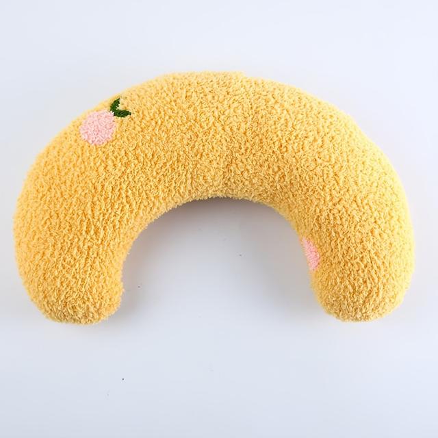TEMU 1pc Plush Cute - Arched Design For Neck Support, Providing A Comfortable Resting Spot For Cats - The Companion