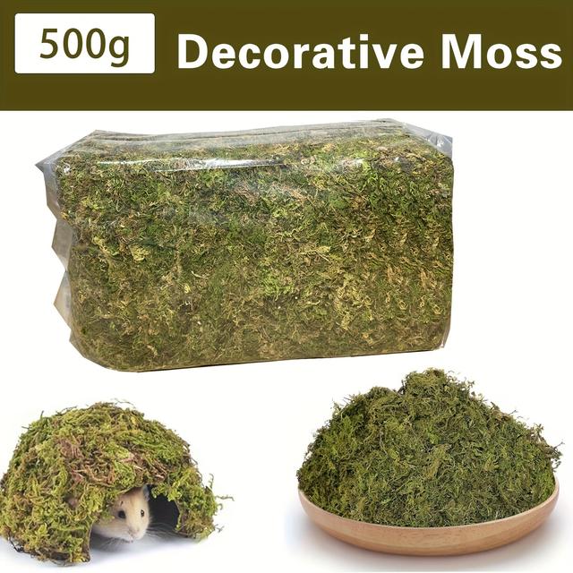 TEMU 500g 人工モス、高品質クラフト造花 鉢植え、ア、水生動物タンク用デコレーション – 新鮮な森の活気をもたらす、ア装飾、水生動物タンクセットアップ、リアルなモス、自然な見た目の葉、耐久性のある人工モス、ムクラフトモス、装飾用モス、シミュレーションモス、植物愛好家、レーター向け