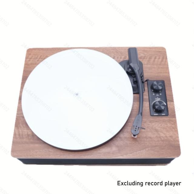 TEMU White Acrylic Record Mat - Vinyl Record Mat For , 12 Inches Long, 3mm Thick