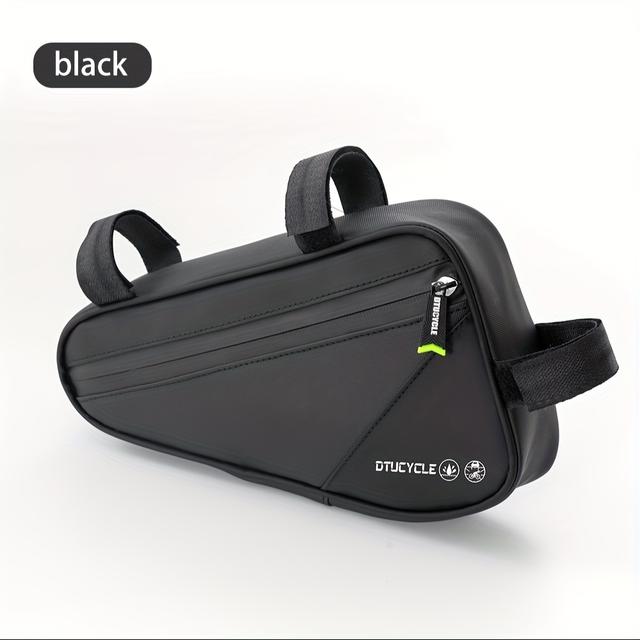 TEMU Bike Bag Riding Triangle Bag Motorcycle Beam Bag Bag Tools Riding Bag