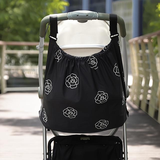 TEMU Multifunkcionális babakocsi akasztótáska, rajzfilm anyuka tároló táska, ágy melletti szervező, nagy kapacitású pelenkázó táska.