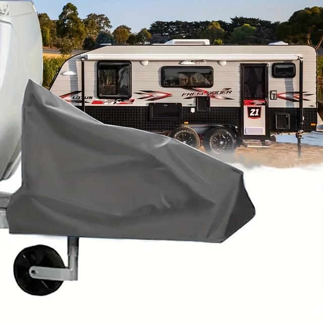 TEMU Breathable Cover For Rv Trailer Hitch, Suitable For Rvs, Car Jacks, And
