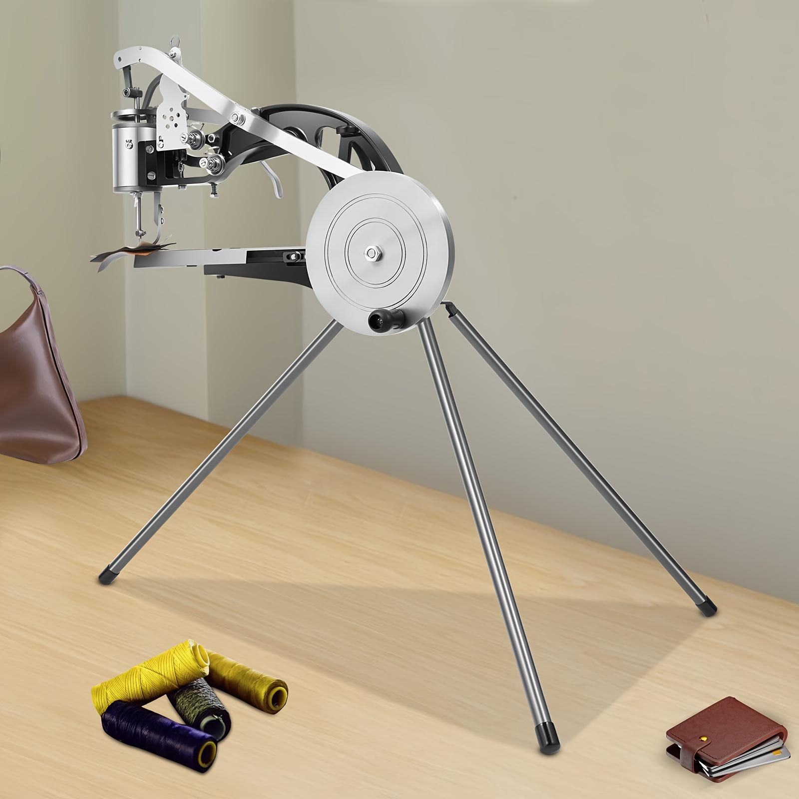 TEMU Handbuch für Lederarbeiter, robuste Hand-Schuhreparatur-Nähmaschine mit Nadeln, ideal zum Nähen von Leder, Segeltuch, Baumwolle, , Kleidung und Zelten