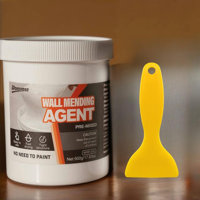 TEMU Doeyvose Wall Mending Agent - Nail Hole Repair Cream For Home , Matches White Walls