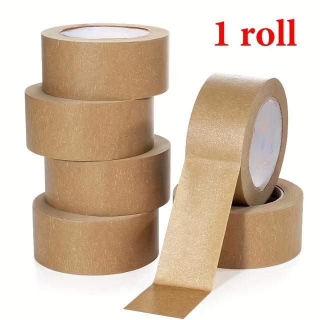 TEMU 1 Rollo de Cinta de Adhesión , Escribible y Desgarrable para Enmascarar, Sellar y