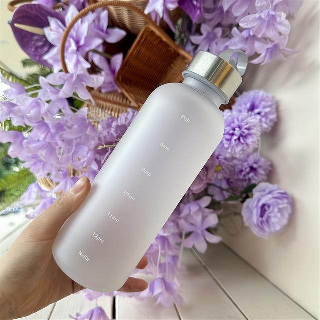 TEMU 500ml Matte Gradient Tumbler With Handle - Portable, Durable Pc Water Bottle In Vibrant Colors (blue, Orange, Pink, Yellow) - Perfect For Outdoor Activities, Holidays, And Everyday Use