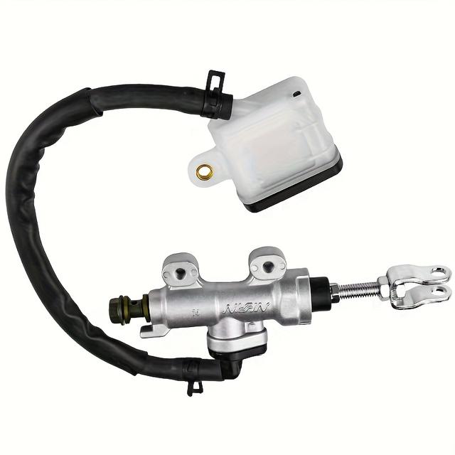 TEMU Bomba de pie de freno trasero modificada para motocicleta, bomba recta para reparación y reemplazo de motocicleta