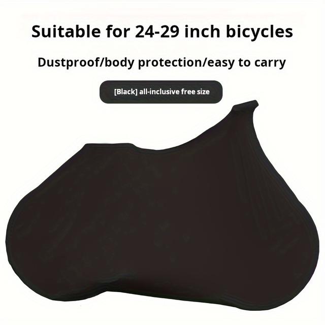 TEMU Full Bicycle Protective Cover, Mountain Bike And Road Bike Cover, Dust-resistant Wheel Frame, Scratch-proof Storage Bag, Bike Frame, Wheel Protection Gear